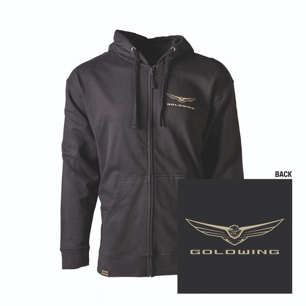 Factory Effex Honda Gold Wing Icon Zip-Up Hoodie Black