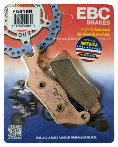 Front or Rear Left Brake Pads Sintered for Can Am 2013-14 Outlander Max 500