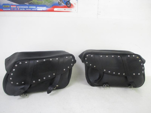 2001-2004 Suzuki VL 800 Volusia OEM Studded Saddlebags