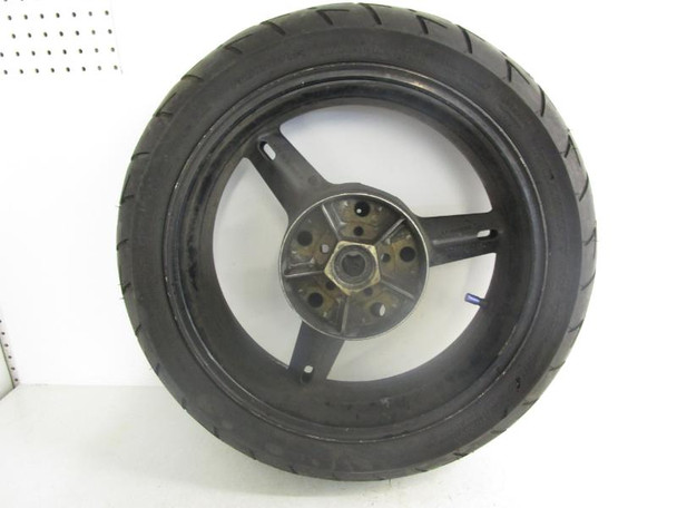 02 Suzuki GSXR 600 Rear Wheel Rim Tire 17x5.50 64111-35F01-019 2001-2005