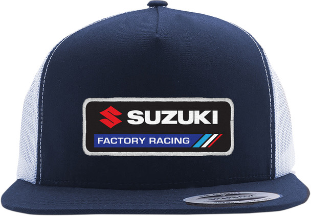 FX Suzuki Factory Snapback Mesh Hat Navy Blue 22-86404