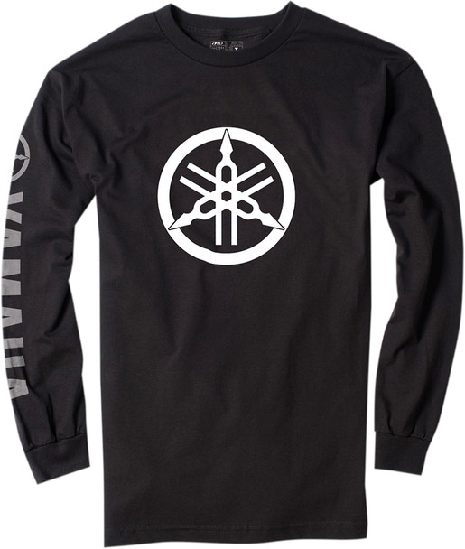 Factory Effex Yamaha Tuning Fork Long Sleeve Shirt Black