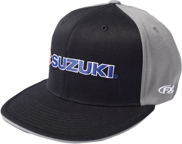 Factory Effex Suzuki Team Flex-Style Hat Gray/Black