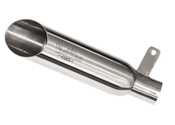 Voodoo Polished Shorty Slip-On Muffler VEGSXR1K1P for Suzuki GSXR1000 2001-2004