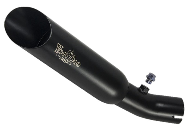 Voodoo Black Shorty Slip-On Muffler VECBR6F4IK1B for Honda CBR600F4i 2001-2006