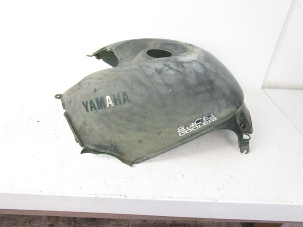 07 Yamaha YFM 660 Grizzly Gas Fuel Tank Cover 5KM-2171A-00-00 2002-2008