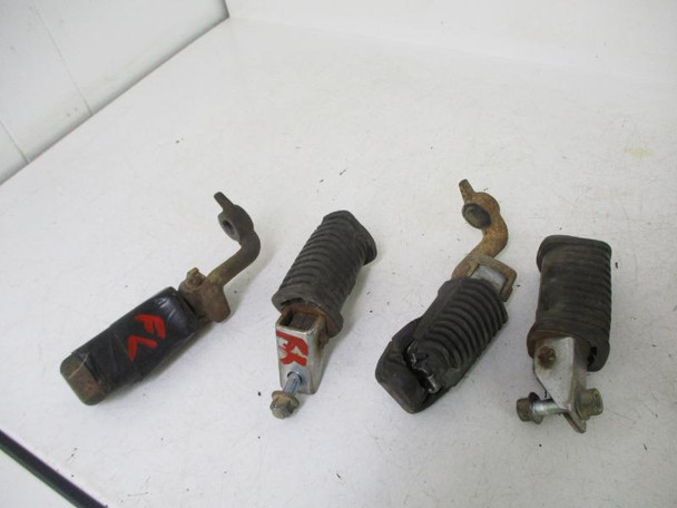 1980-1983 Yamaha XJ 650 Maxim Left Right Front Rear Foot Pegs Peg