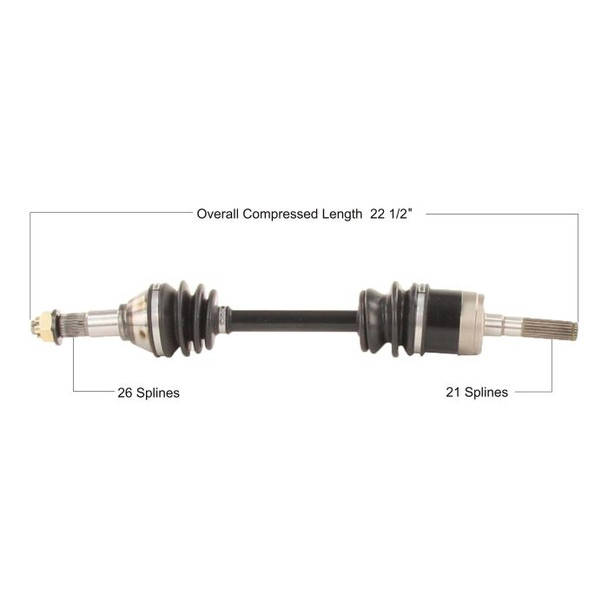 Tytaneum Front Right CV Axle CAN-7075