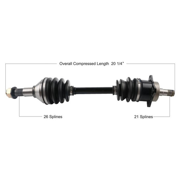 Tytaneum Front Left CV Axle CAN-7069 for Can-Am Outlander 800R 4x4 XMR 2011-2012