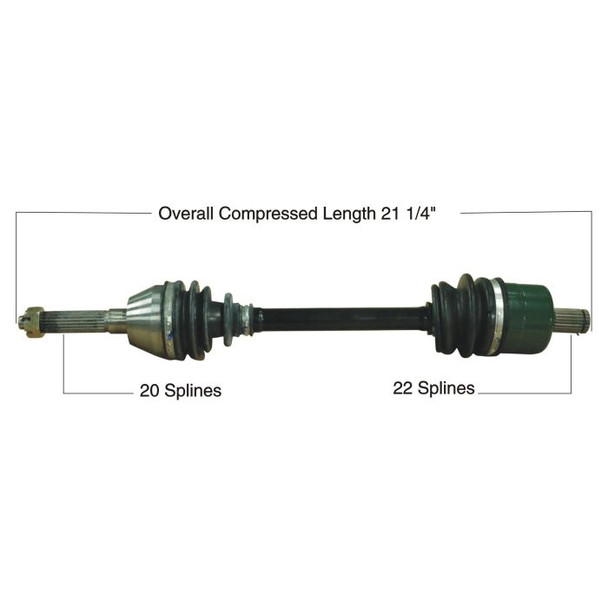 Tytaneum Front Left Right CV Axle 813-0151