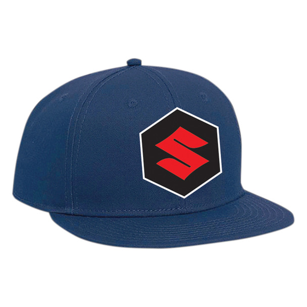 FX Suzuki Mark Snapback Youth Hat Navy Blue 19-86412