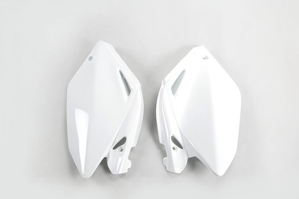 UFO Side Cover Plastic Panels White for Honda 2004-2005 CRF 250R