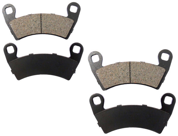 Qty 2 Front Rear Brake Pads For Polaris Ranger 700 4x4 Crew 2009 Ranger EV 16-19