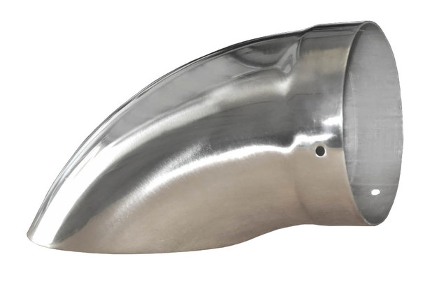 Voodoo Polished Turn Down Muffler Tip for Sidewinder Megaphone VSEMTDP