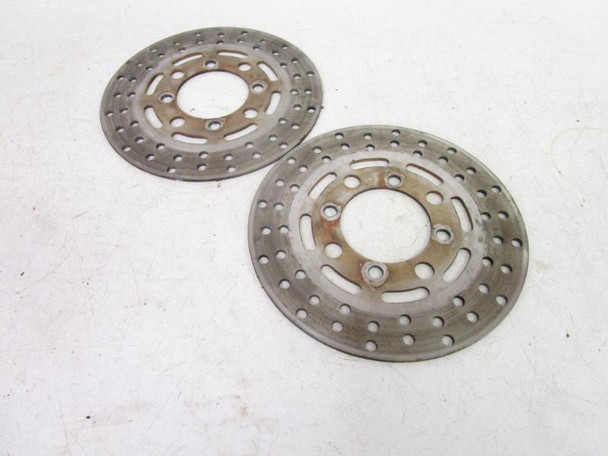 98 Yamaha YFM 600 Grizzly Front Brake Rotors 4WV-2582T-00-00 1998-2001