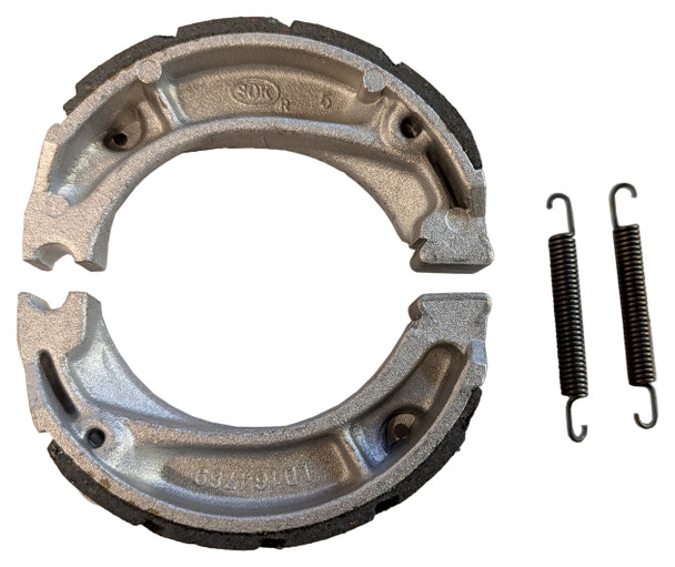 Emgo Rear Grooved Brake Shoe for Honda 1974-78 CR125M 70-73 SL125 Motosport 125