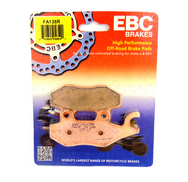 EBC Brake Pads Front Rear Right for Yamaha 2008 09 Rhino YXR700F YXR 700F FA135R