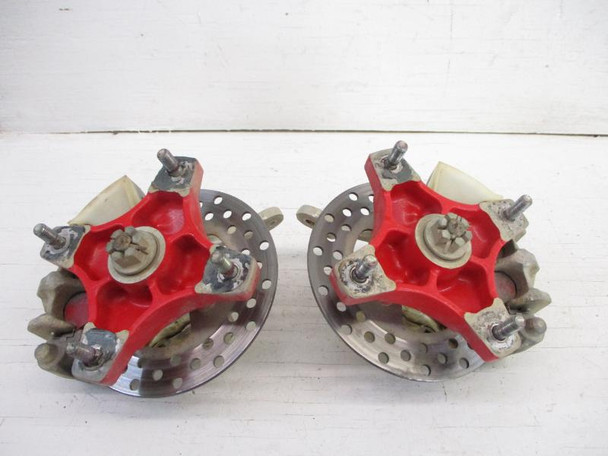 14 Honda TRX 450ER 450 ER Left Right Spindle Wheel Hub Caliper 2006-2014