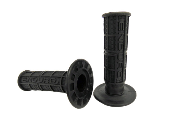 For Kawasaki 93-96 KLX650 KLX650R KLX 650 Enduro Dirt Bike Black Grips 7/8" Bar