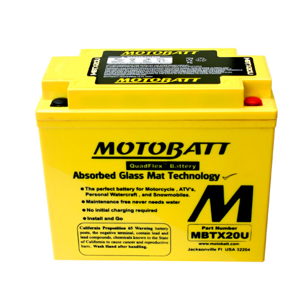 MotoBatt AGM Battery YB16A2 YB16B YB16B2 YB16HLACX SYB16LB YB16LA YB16LA2