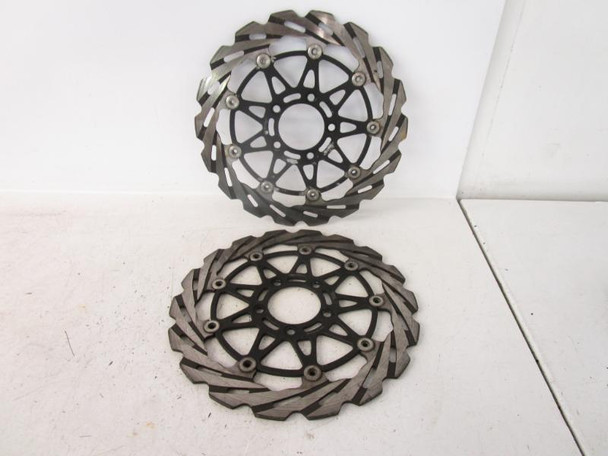 01 Suzuki GSXR 600 used Aftermarket Front Brake Rotors 2001