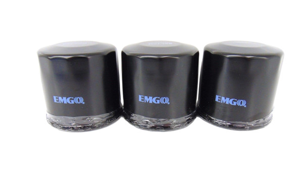 3 Emgo Spin On Oil Filter 10-82240 fits Kawasaki ZX 10R 12R 600 636 6R 6RR Ninja