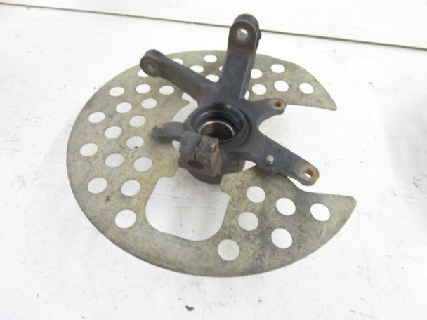 02 Yamaha YFM 660 Grizzly Left Steering Knuckle 5KM-23501-00-00 2002