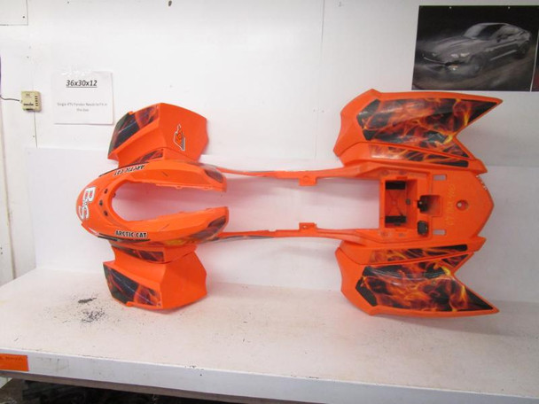 2004-2007 Arctic Cat DVX 400 Tony Steward Edition Front Rear Fenders 2506-459