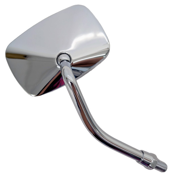 Mini Style Side View Mirror Chrome fits Harley Davidson Left Hand Screw In 10mm
