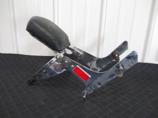 05 Harley Davidson Sportster XL 1200 Custom Backrest with Rack 2005 05 Harley Davidson Sportster XL 1200 Custom Backrest with Rack 2005
