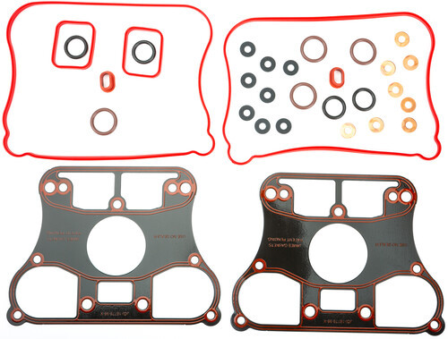 Top End Gasket Kit Metal Rocker Base James Gaskets 17030-07-X