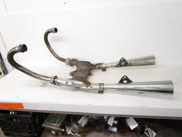 82 Honda CX 500C Exhaust Muffler Head Pipe 18310-449-000 1980-1982