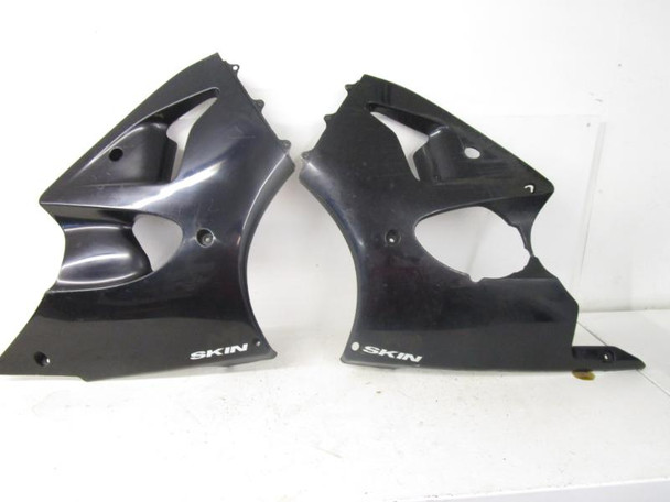 99 Kawasaki ZX6R Ninja Left Right Front Fairings 55028-1402-20 1999