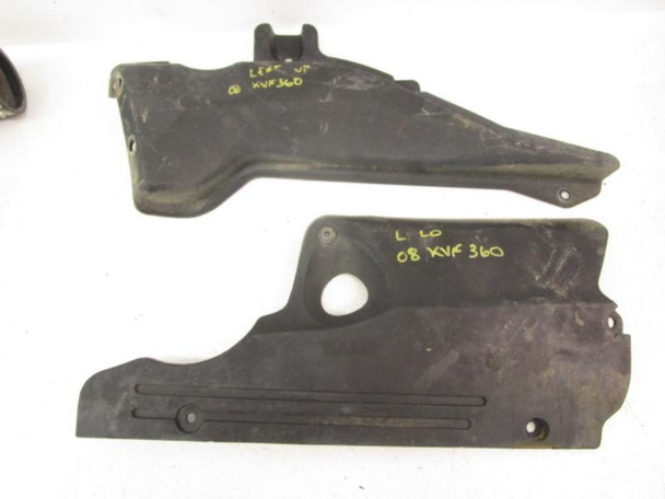 08 Kawasaki KVF 360 Prairie Left Side Engine Covers 14091-7524-6Z 2003-2012
