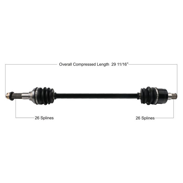Tytaneum Front Left Right CV Axle KAW-7019 Tytaneum Front Left Right CV Axle KAW-7019