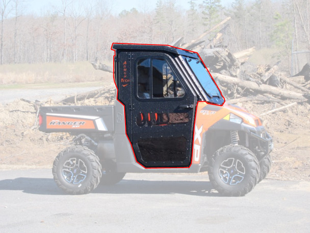 All Steel Complete Cab Enc System Doors for Polaris 2015-21 Ranger 570 Full Size