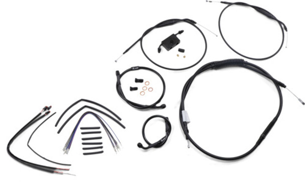 12" T-Bars Cable Kit ABS Black Burly Brand B30-1266 12" T-Bars Cable Kit ABS Black Burly Brand B30-1266