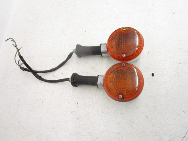 85 Kawasaki ZL 900 Eliminator Front Turn Signals 23037-1218 1985-1986
