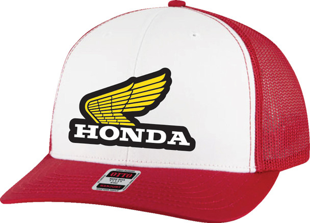 FX Honda Classic Snapback Hat White Black Red 27-86302