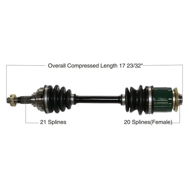 Tytaneum Front Right CV Axle 813-0019