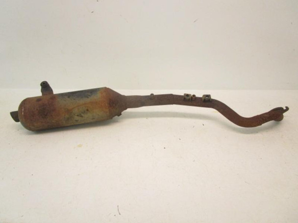 01 Polaris Scrambler 90 Exhaust Muffler Head Pipe Silencer 0450656 2001-2004