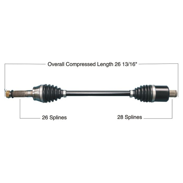 Tytaneum Rear Left Right HD CV Axle 813-0313