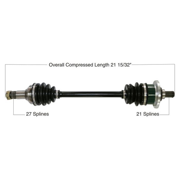 Tytaneum Front Left Right CV Axle 813-0008 for Arctic Cat 400 TBX 500 TRV 2005