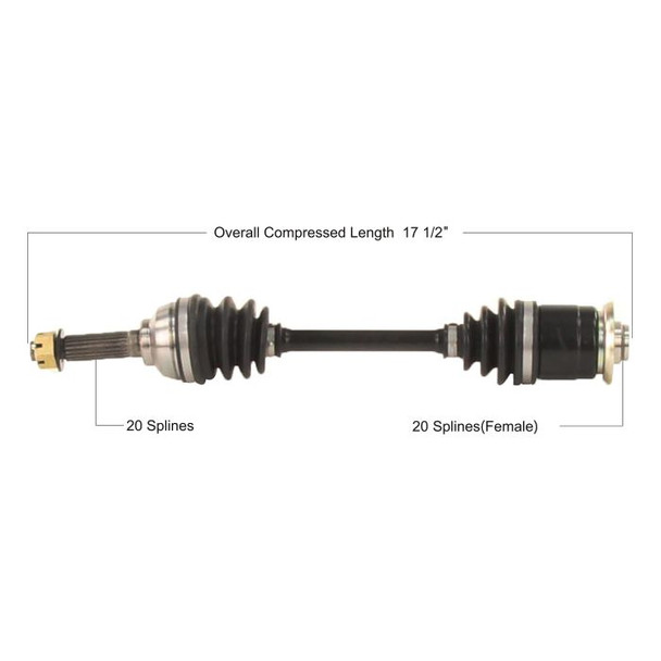 Tytaneum Front Left Right CV Axle SUZ-7012