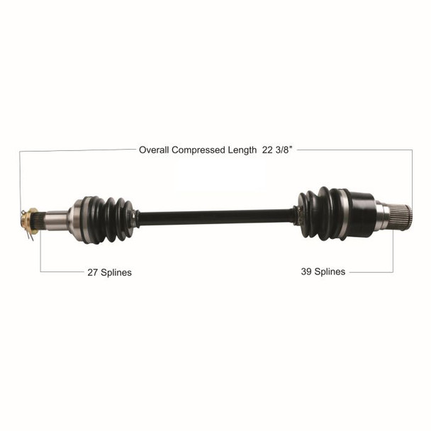 Tytaneum Rear Left CV Axle KYM-7006