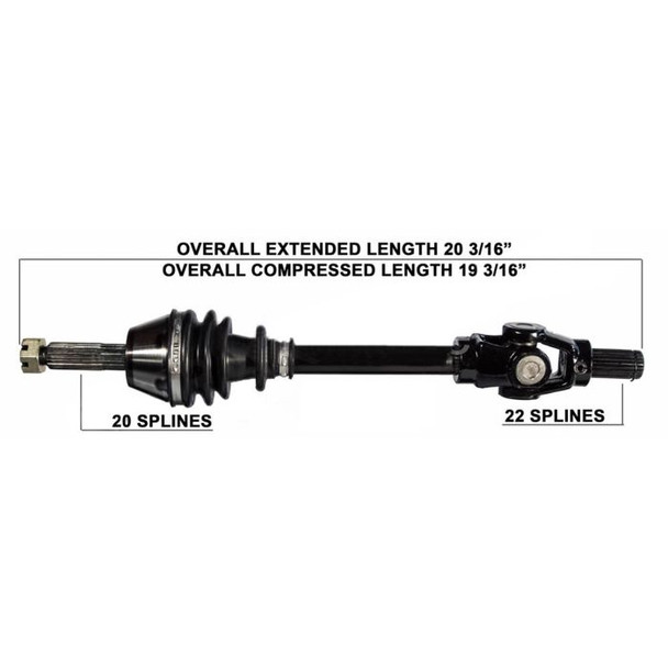 Tytaneum Rear Left Right CV Axle 813-0135