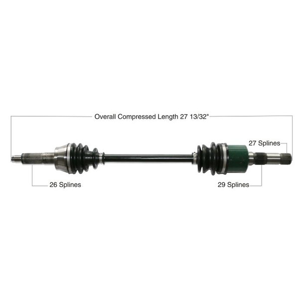 Tytaneum Rear Left CV Axle 813-0152