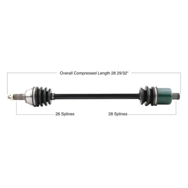 Tytaneum Rear Left Right CV Axle 813-0163
