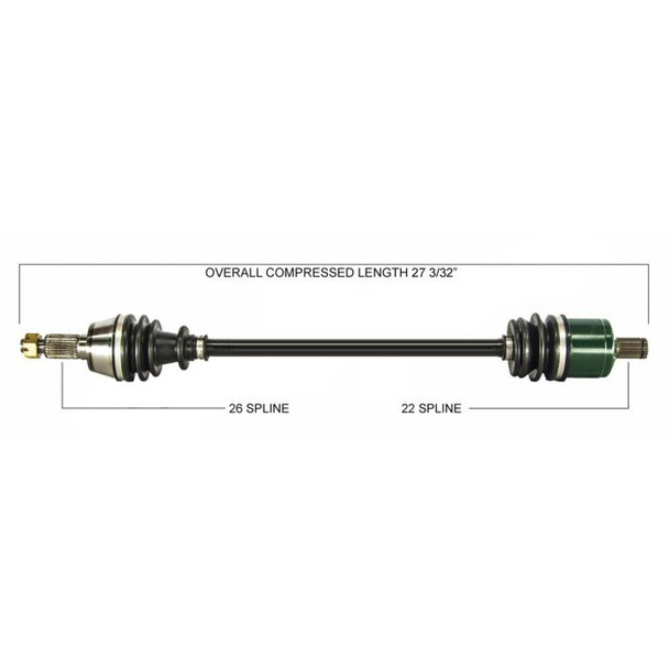 Tytaneum Front Left Right CV Axle 813-0147