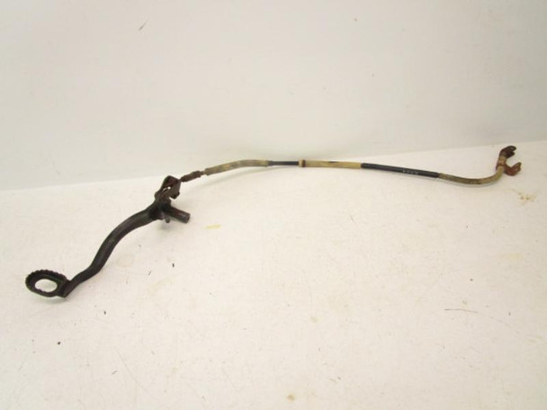 91 Suzuki LTF 250 QuadRunner Rear Foot Brake Cable Pedal 58510-19B02 1991-2002